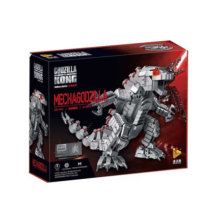 PanlosBrick 687303 Panlos Brick 687303 non  GODZILLA CƠ HỌC PHIÊN BẢN Q bộ đồ chơi xếp lắp ráp ghép mô hình MECHAGODZILLA Chúa Tể Quái Vật 1072 khối