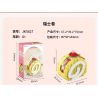 JAKI JK5627 5627 non  TRỨNG CUỘN THỤY SĨ bộ đồ chơi xếp lắp ráp ghép mô hình THE GOURMET JOURNAL SWISS ROLL
