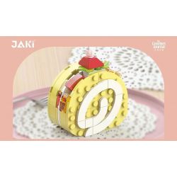 JAKI JK5627 5627 non  TRỨNG CUỘN THỤY SĨ bộ đồ chơi xếp lắp ráp ghép mô hình THE GOURMET JOURNAL SWISS ROLL