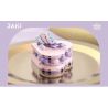 JAKI JK5626 5626 non  BÁNH NHO KHÔ TÌNH YÊU bộ đồ chơi xếp lắp ráp ghép mô hình HEART GRAPE CAKE