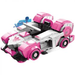 XINGBAO XB non  7 MÔ HÌNH bộ đồ chơi xếp lắp ráp ghép mô hình Crazy Racing Đua Xe Điên Loạn 3249 khối