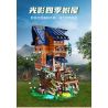 CADA DOUBLEE C66004 66004 non  BỐN MÙA bộ đồ chơi xếp lắp ráp ghép mô hình Modular Buildings Mô Hình Nhà Cửa 1155 khối