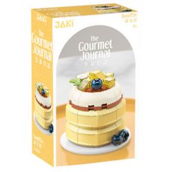 JAKI JK5625 5625 non  BÁNH SOUFFLE bộ đồ chơi xếp lắp ráp ghép mô hình THE GOURMET JOURNAL SOUFFLE