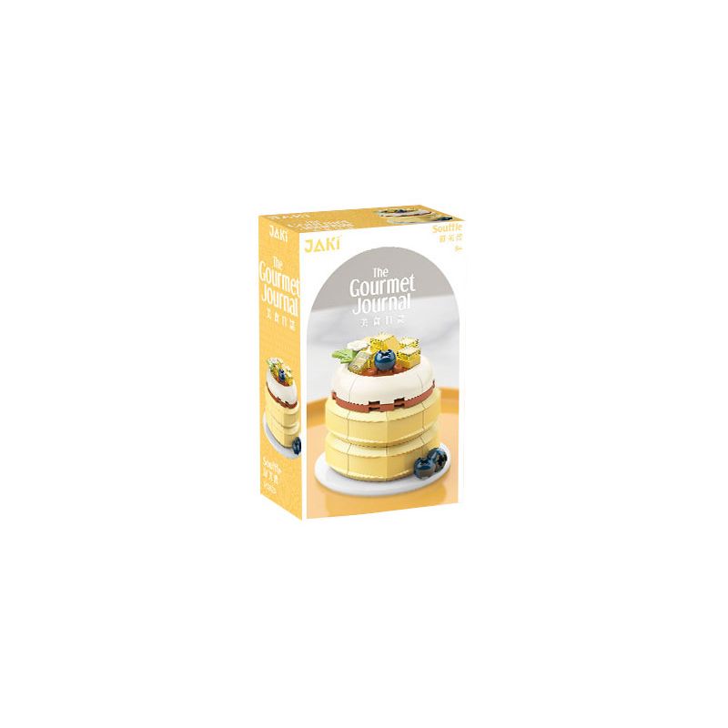 JAKI JK5625 5625 non  BÁNH SOUFFLE bộ đồ chơi xếp lắp ráp ghép mô hình THE GOURMET JOURNAL SOUFFLE