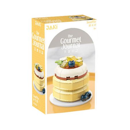 JAKI JK5625 5625 non  BÁNH SOUFFLE bộ đồ chơi xếp lắp ráp ghép mô hình THE GOURMET JOURNAL SOUFFLE