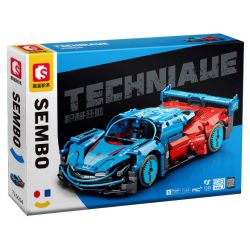 SEMBO WEKKI VIGGI 715004 non  CRAZY GEAR ĐỘNG CƠ GIÓ ÂM THANH XE THỂ THAO MAZDA WIND LAI CONCEPT CAR tỷ lệ 1:14 bộ đồ chơi xếp lắp ráp ghép mô hình  MAZDA FURAI Kỹ Thuật Công Nghệ Cao Mô Hình Phương Tiện 1245 khối