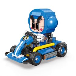 XINGBAO XB non  7 MÔ HÌNH bộ đồ chơi xếp lắp ráp ghép mô hình Crazy Racing Đua Xe Điên Loạn 3249 khối