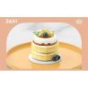 JAKI JK5625 5625 non  BÁNH SOUFFLE bộ đồ chơi xếp lắp ráp ghép mô hình THE GOURMET JOURNAL SOUFFLE