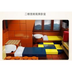 CADA DOUBLEE C66004 66004 non  BỐN MÙA bộ đồ chơi xếp lắp ráp ghép mô hình Modular Buildings Mô Hình Nhà Cửa 1155 khối