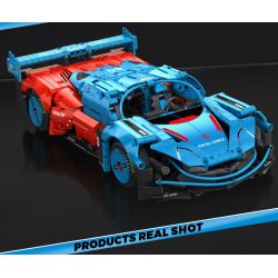 SEMBO WEKKI VIGGI 715004 non  CRAZY GEAR ĐỘNG CƠ GIÓ ÂM THANH XE THỂ THAO MAZDA WIND LAI CONCEPT CAR tỷ lệ 1:14 bộ đồ chơi xếp lắp ráp ghép mô hình  MAZDA FURAI Kỹ Thuật Công Nghệ Cao Mô Hình Phương Tiện 1245 khối