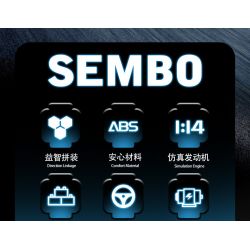 SEMBO WEKKI VIGGI 715004 non  CRAZY GEAR ĐỘNG CƠ GIÓ ÂM THANH XE THỂ THAO MAZDA WIND LAI CONCEPT CAR tỷ lệ 1:14 bộ đồ chơi xếp lắp ráp ghép mô hình  MAZDA FURAI Kỹ Thuật Công Nghệ Cao Mô Hình Phương Tiện 1245 khối