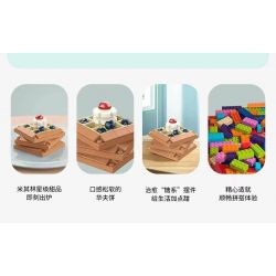 JAKI JK5623 5623 non  BÁNH QUẾ bộ đồ chơi xếp lắp ráp ghép mô hình THE GOURMET JOURNAL CLASSIC WAFFLE