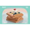JAKI JK5623 5623 non  BÁNH QUẾ bộ đồ chơi xếp lắp ráp ghép mô hình THE GOURMET JOURNAL CLASSIC WAFFLE