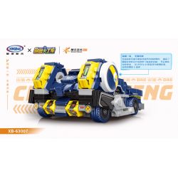 XINGBAO XB non  7 MÔ HÌNH bộ đồ chơi xếp lắp ráp ghép mô hình Crazy Racing Đua Xe Điên Loạn 3249 khối