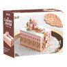JAKI JK5622 5622 non  BÁNH TRANG TRÍ bộ đồ chơi xếp lắp ráp ghép mô hình THE GOURMET JOURNAL FLOWER CAKE