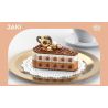 JAKI JK5621 5621 non  SÔCÔLA MILLE-FEUILLE bộ đồ chơi xếp lắp ráp ghép mô hình THE GOURMET JOURNAL CHOCO LAYER CAKE