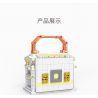 ZHEGAO 00315 non  CAMERK BUCKLE STREET VIEW bộ đồ chơi xếp lắp ráp ghép mô hình BAG SHOP 380 khối
