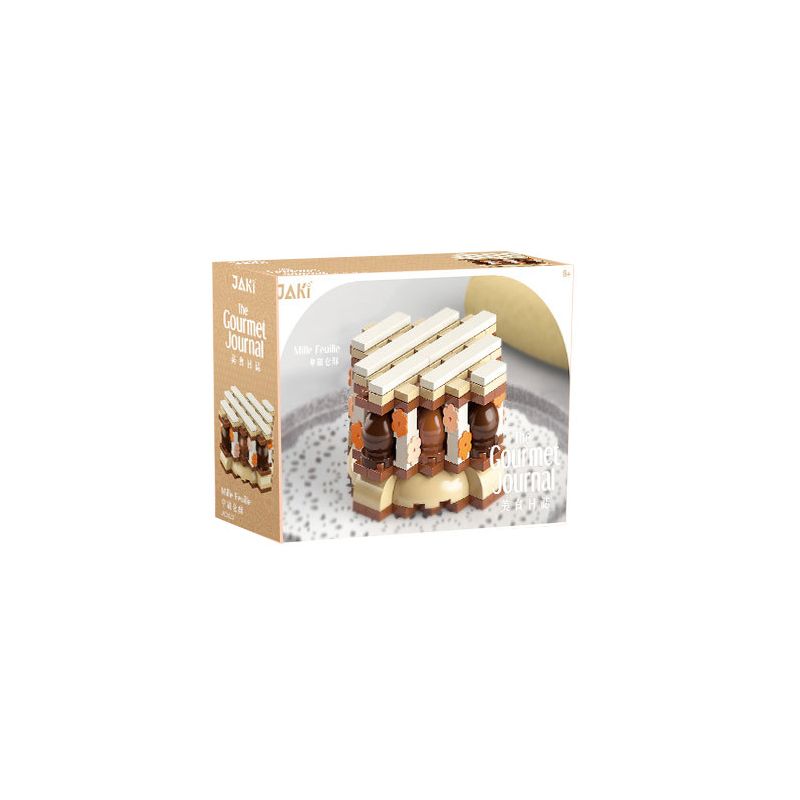 JAKI JK5620 5620 non  NAPOLÉON SẮC NÉT bộ đồ chơi xếp lắp ráp ghép mô hình THE GOURMET JOURNAL MILLE-FEUILLE