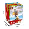 SX 9011-1 9011-2 9011-3 9011-4 non  MỘT MẢNH 4 PHONG CÁCH bộ đồ chơi xếp lắp ráp ghép mô hình AIR SAILBOAT 272 khối
