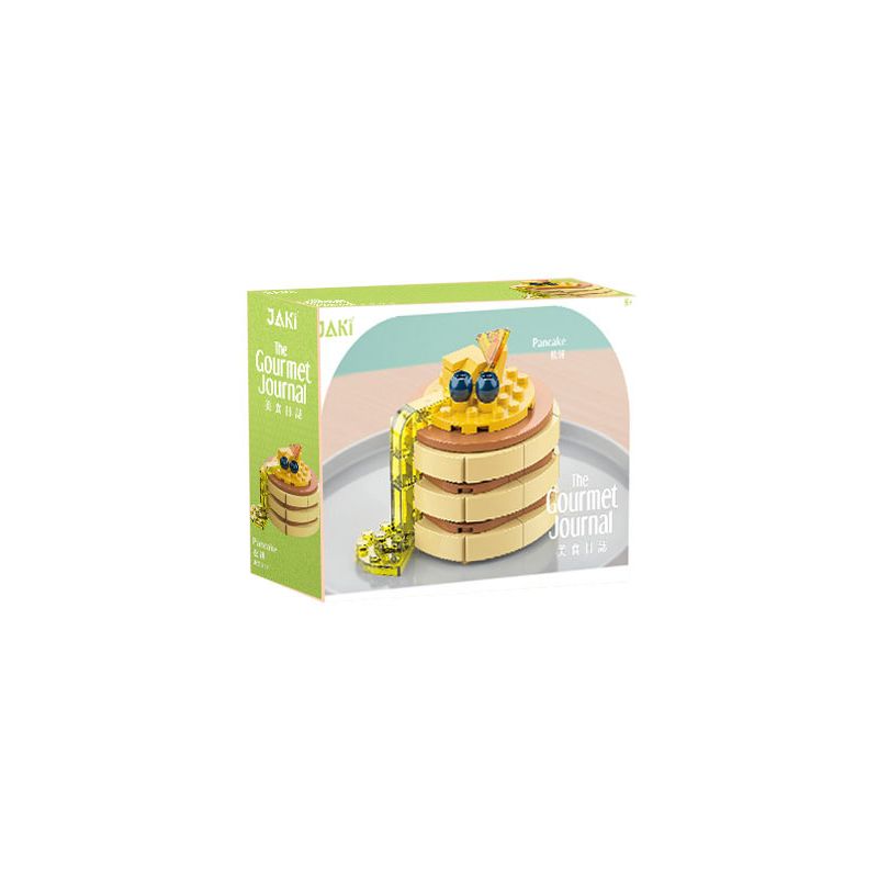 JAKI JK5619 5619 non  BÁNH NƯỚNG XỐP bộ đồ chơi xếp lắp ráp ghép mô hình THE GOURMET JOURNAL PANCAKE
