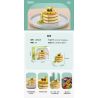 JAKI JK5619 5619 non  BÁNH NƯỚNG XỐP bộ đồ chơi xếp lắp ráp ghép mô hình THE GOURMET JOURNAL PANCAKE