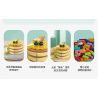 JAKI JK5619 5619 non  BÁNH NƯỚNG XỐP bộ đồ chơi xếp lắp ráp ghép mô hình THE GOURMET JOURNAL PANCAKE