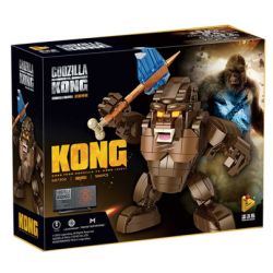PanlosBrick 687302 Panlos Brick 687302 non  KING KONG PHIÊN BẢN Q bộ đồ chơi xếp lắp ráp ghép mô hình Movie & Game Phim Và Trò Chơi 566 khối