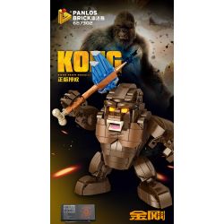 PanlosBrick 687302 Panlos Brick 687302 non  KING KONG PHIÊN BẢN Q bộ đồ chơi xếp lắp ráp ghép mô hình Movie & Game Phim Và Trò Chơi 566 khối