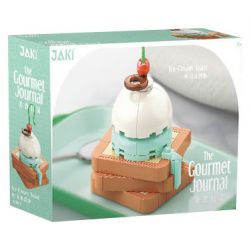 JAKI JK5618 5618 non  KEM NƯỚNG bộ đồ chơi xếp lắp ráp ghép mô hình THE GOURMET JOURNAL ICE-CREAM TOAST