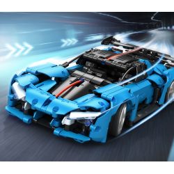 SEMBO WEKKI VIGGI 715003 non  TÍCH LŨY VŨ KHÍ XE THỂ THAO HONGQI S9 tỷ lệ 1:14 bộ đồ chơi xếp lắp ráp ghép mô hình  Kỹ Thuật Công Nghệ Cao Mô Hình Phương Tiện 1080 khối