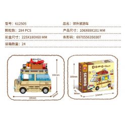 SEMBO 612505 non  HUẤN LUYỆN VIÊN NGOẠI Ô bộ đồ chơi xếp lắp ráp ghép mô hình 284 khối