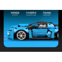 SEMBO WEKKI VIGGI 715003 non  TÍCH LŨY VŨ KHÍ XE THỂ THAO HONGQI S9 tỷ lệ 1:14 bộ đồ chơi xếp lắp ráp ghép mô hình  Kỹ Thuật Công Nghệ Cao Mô Hình Phương Tiện 1080 khối