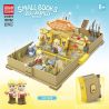 QuanGuan 100162 Quan Guan 100162 non  PHÁO ĐÀI THÀNH PHỐ bộ đồ chơi xếp lắp ráp ghép mô hình Small Books Big World Cuốn Sách Nhỏ Thế Giới Lớn 327 khối