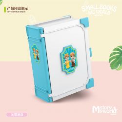 QuanGuan 100161 Quan Guan 100161 non  CỬA HÀNG KEM bộ đồ chơi xếp lắp ráp ghép mô hình Small Books Big World Cuốn Sách Nhỏ Thế Giới Lớn 330 khối