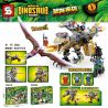 SHENG YUAN SY 1616 non  CƠ GIÁP THÉP TYRANNOSAURUS REX bộ đồ chơi xếp lắp ráp ghép mô hình Jurassic World DINOSAUR WORLD Thế Giới Khủng Long 603 khối