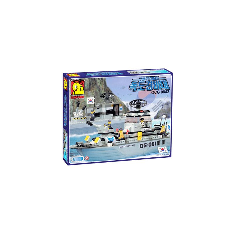 OXFORD OCG0842 0842 non  ĐỒN TRÚ DOKDO bộ đồ chơi xếp lắp ráp ghép mô hình Military Army 독도경비대 COAST GUARD Quân Sự Bộ Đội
