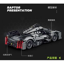 SEMBO WEKKI VIGGI 715002 non  CRAZY GEAR XE THỂ THAO CHIẾN BINH PEUGEOT 1:14 tỷ lệ 1:14 bộ đồ chơi xếp lắp ráp ghép mô hình  Kỹ Thuật Công Nghệ Cao Mô Hình Phương Tiện 1100 khối