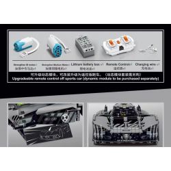 SEMBO WEKKI VIGGI 715002 non  CRAZY GEAR XE THỂ THAO CHIẾN BINH PEUGEOT 1:14 tỷ lệ 1:14 bộ đồ chơi xếp lắp ráp ghép mô hình  Kỹ Thuật Công Nghệ Cao Mô Hình Phương Tiện 1100 khối