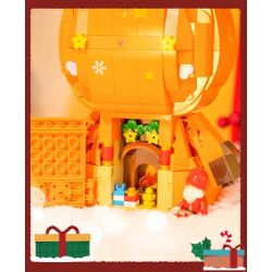 PANTASY 25003 non  EM BÉ GIÁNG SINH SANG TRỌNG bộ đồ chơi xếp lắp ráp ghép mô hình Christmas ELK BABY