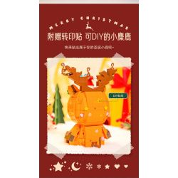 PANTASY 25003 non  EM BÉ GIÁNG SINH SANG TRỌNG bộ đồ chơi xếp lắp ráp ghép mô hình Christmas ELK BABY