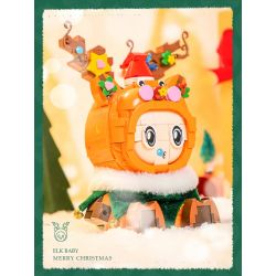 PANTASY 25003 non  EM BÉ GIÁNG SINH SANG TRỌNG bộ đồ chơi xếp lắp ráp ghép mô hình Christmas ELK BABY