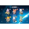 ZHEGAO DZ6005 6005 non  NGƯỜI BẢO VỆ KHÔNG GIAN 6 LOẠI NHÂN VIÊN TRÌ DỨA NHÀ THÁM HIỂM SIMON VẬN CHUYỂN XIAOBAI ĐỘI TRƯỞNG WANG DA LẤY MẪU MENGTU TIẾN SĨ SNAKE bộ đồ chơi xếp lắp ráp ghép mô hình Creator KEROSENE LAMP Sáng Tạo 1617 khối