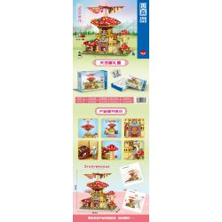 ZHEGAO 01015 non  KHÁCH SẠN LINH CHI bộ đồ chơi xếp lắp ráp ghép mô hình Creator GLOSSY GANODERMA HOTEL Sáng Tạo 2763 khối