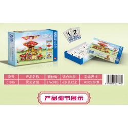 ZHEGAO 01015 non  KHÁCH SẠN LINH CHI bộ đồ chơi xếp lắp ráp ghép mô hình Creator GLOSSY GANODERMA HOTEL Sáng Tạo 2763 khối