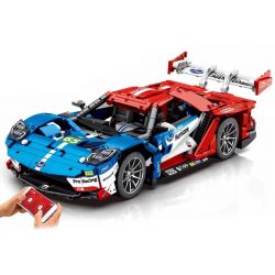 SEMBO WEKKI VIGGI 715001 non  TRANG BỊ XE THỂ THAO FORD GT tỷ lệ 1:14 bộ đồ chơi xếp lắp ráp ghép mô hình  Kỹ Thuật Công Nghệ Cao Mô Hình Phương Tiện 1257 khối