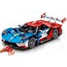 SEMBO WEKKI VIGGI 715001 non  TRANG BỊ XE THỂ THAO FORD GT tỷ lệ 1:14 bộ đồ chơi xếp lắp ráp ghép mô hình  Kỹ Thuật Công Nghệ Cao Mô Hình Phương Tiện 1257 khối
