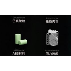 QIAO LE TONG 2309 non  VUA TRÔI DẠT tỷ lệ 1:14 bộ đồ chơi xếp lắp ráp ghép mô hình  Kỹ Thuật Công Nghệ Cao Mô Hình Phương Tiện 593 khối