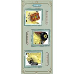 ZHEGAO 00335 non  XE TAY GA VAPE bộ đồ chơi xếp lắp ráp ghép mô hình Motorcycle Motorbike VINTAGE VASPE 1946 Xe Hai Bánh 637 khối