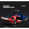 SEMBO WEKKI VIGGI 715001 non  TRANG BỊ XE THỂ THAO FORD GT tỷ lệ 1:14 bộ đồ chơi xếp lắp ráp ghép mô hình  Kỹ Thuật Công Nghệ Cao Mô Hình Phương Tiện 1257 khối