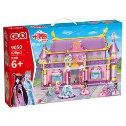 GUDI 9050 non  NGÔI NHÀ BÚP BÊ bộ đồ chơi xếp lắp ráp ghép mô hình Yeloli 628 khối